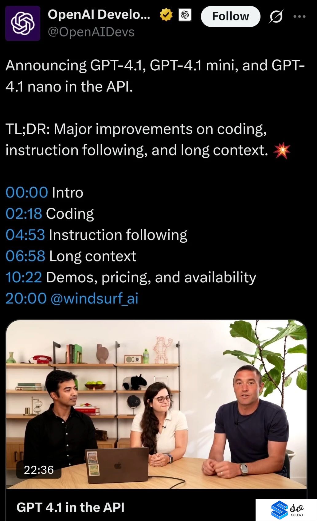 GPT-4.1登场，实测碾压OpenAI所有模型，但效果不如Gemini？