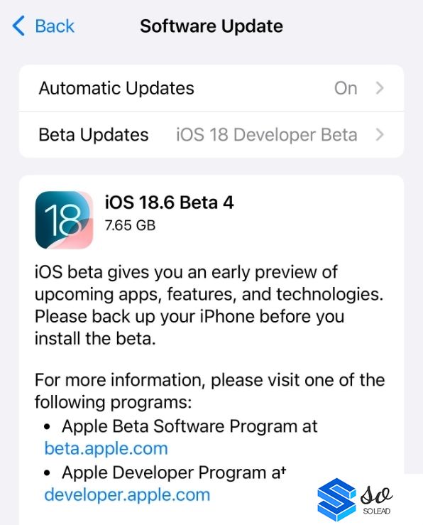 苹果发布iOS18.6RC：国行AI依然没戏